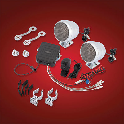 BIG BIKE PARTS SOUND SYSTEM (CHROME) 13-250A