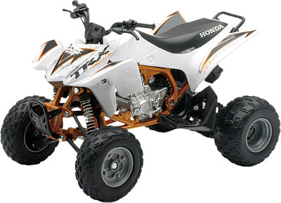 NEW-RAY DIE-CAST REPLICA HON TRX450R ATV 2012 WHT 1:12 PART# 57473