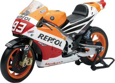 NEW-RAY DIE-CAST REPLICA MARQUEZ REPSOL HONDA 2014 1:12 PART# 57663