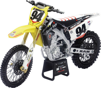 NEW-RAY DIE-CAST REPLICA RCH SUZ RMZ450 ROCZEN 1:12 PART# 57747