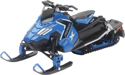 NEW-RAY NR POLARIS SNOWMOBILE BLUE SWI TCHBACK PRO-X 800 #57783