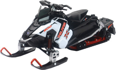 NEW-RAY NR POLARIS SNOWMOBILE WHITE SW ITCHBACK PRO-X 800 57783A