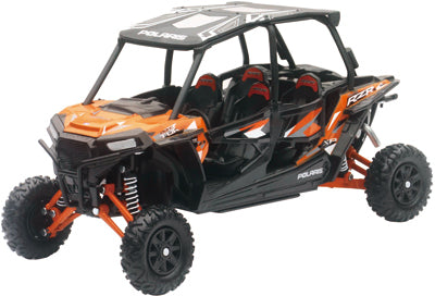 NEW-RAY NR POLARIS RZR 4 TURBO XP SPEC TRA ORANGE 57843A