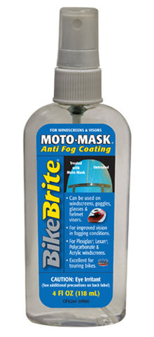BIKE BRITE MM700 MOTO MASK ANTI FOG 4 OZ