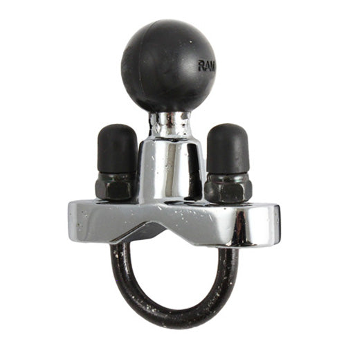 RAM MOUNT CHROME RAM W/ U-BOLT FOR 1/2" TO 1" DIA. RAM-B-231CH