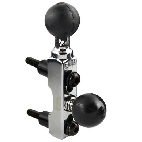 RAM MOUNT CHROME CYCLE HANDLEBAR BASE W/2 BALLS RAM-B-309-2CHU