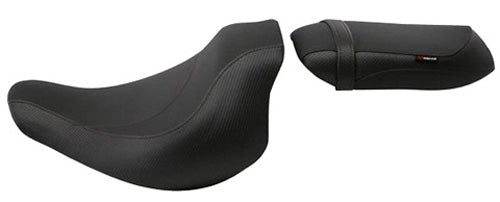 HYDRO TURF HT MOTO SEAT COVER BLACK CARBON GREY STITCH CR-Y01