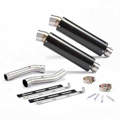 BIGGUN EXHAUST BIG GUN - EVO STREET-SERIES EXHAUST YAMAHA DUAL SLIP ON 16-2122
