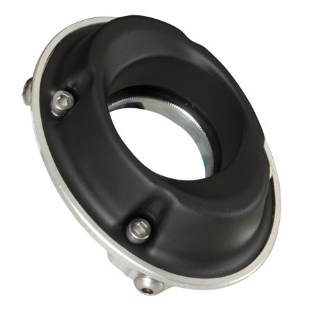 BIGGUN EXHAUST BIG GUN EVO SIDEWAYS UTILITY END CAP ASSEMBLY - BLACK 41-E0005