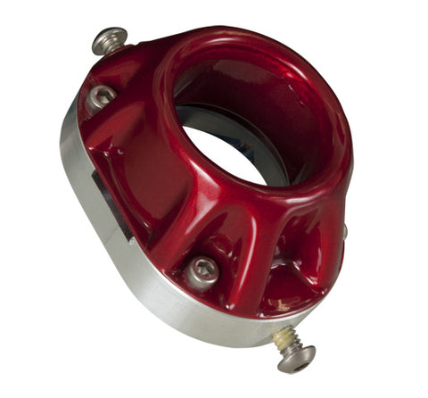 BIGGUN EXHAUST BIG GUN EVO MINI END CAP ASSEMBLY - RED 41-E0006