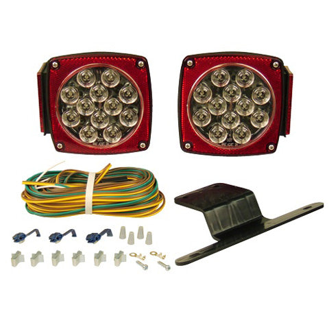 BLAZER LIGHTING LED CLEAR LENS SUBMERSIBLE TRAILER LIGHT KIT C5721
