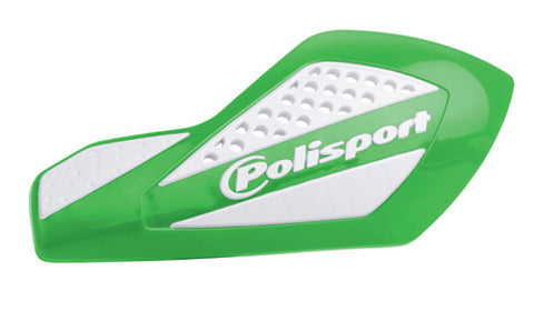 POLISPORT 2003-2007 Predator 500 HAND GUARD FREE FLOW GREEN 05 8304700008 Polari
