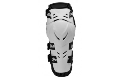 POLISPORT 8001500016 DEVIL KNEE SHIN GUARD ADULT WHITE