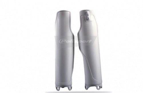 POLISPORT PR/FORK GUARDS WHT CRF250R  10/450R  09-10 PART# 8351700001   NEW