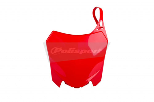 POLISPORT FRONT   PLATE CRF450  13 RED PART# 8659400001   NEW