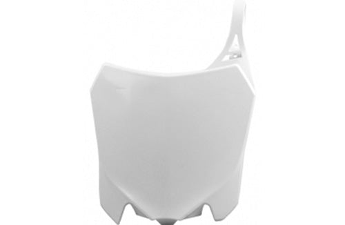 POLISPORT FRONT   PLATE CRF450  13 WHT PART# 8659400002   NEW