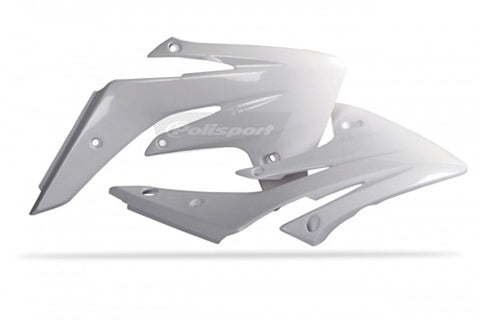 POLISPORT 8412200002 RADIATOR SCOOPS CRF150R WHITE