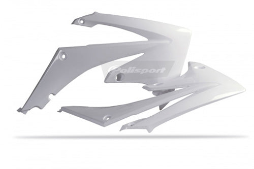 POLISPORT 2010-2013 HONDA CRF250R PR/RADIATOR SHROUDS (WHITE) 8412700002