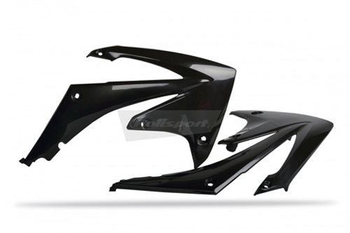 POLISPORT PR/RAD SHROUDS BLK PART# 8412700003   NEW