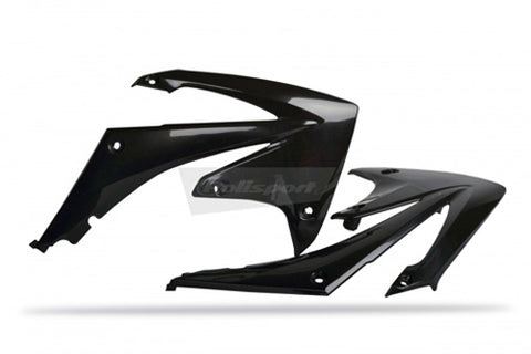 POLISPORT PR/RAD SHROUDS BLK PART# 8412700003   NEW