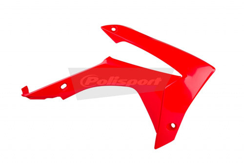 POLISPORT RADIATOR SCOOP CRF250R/450R 2014 RED CR04 PART# 8417100004   NEW