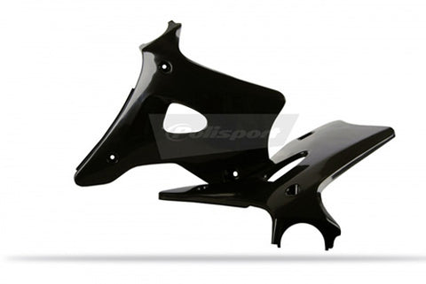 POLISPORT 8420000001 RADIATOR SCOOPS KX125 BLACK