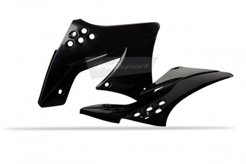 POLISPORT PR/RAD SHROUDS BLK PART# 8412800003   NEW
