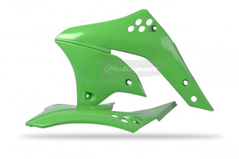 POLISPORT PR/RAD SHROUDS KX250F GREEN  06-08  08 PART# 8426200006   NEW