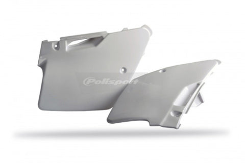 POLISPORT 1994-1998 KAWASAKI KX250 PR/SIDE PLATES (WHITE) 8419000001