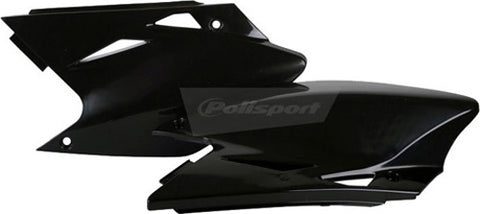 POLISPORT SIDE PANELS BLACK KX450F  12 PART# 8416100002   NEW