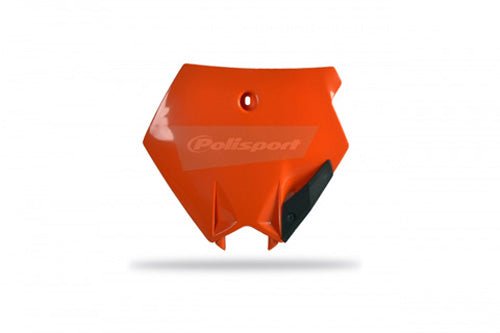 POLISPORT NUMBER PLATE KTM ORANGE PART# 8662400001   NEW