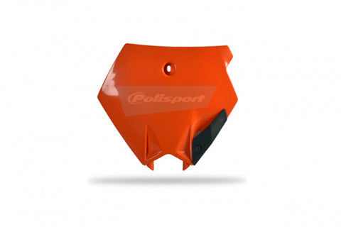 POLISPORT NUMBER PLATE KTM ORANGE PART# 8662400001   NEW