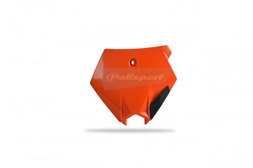 POLISPORT NUMBER PLATE KTM ORANGE PART# 8660900002   NEW