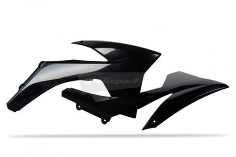 POLISPORT PR/RAD SHROUDS BLK KTM PART# 8428600002   NEW