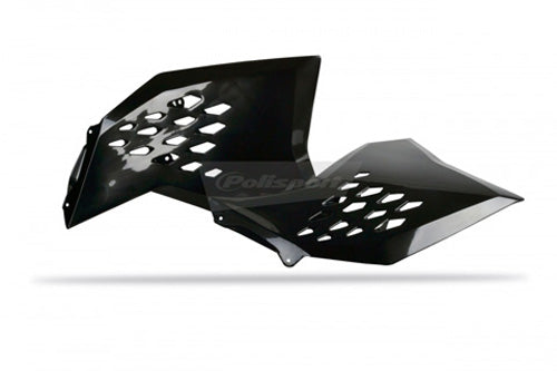 POLISPORT PR/RAD SHROUDS KTM BLACK PART# 8428200001   NEW