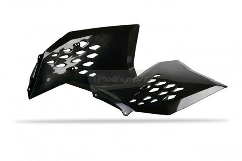 POLISPORT PR/RAD SHROUDS KTM BLACK PART# 8428200001   NEW