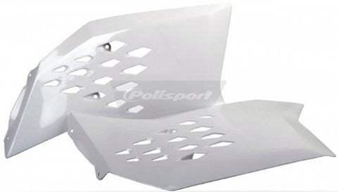 POLISPORT 2012-2014 KTM 65 SXS PR/RADIATOR SHROUDS WHT (WHITE) 8412400031
