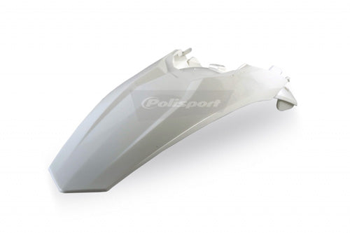 POLISPORT REAR FENDER WHITE KTM 2011-12 125/150/250 SX   350/450 SXF PART# 85954