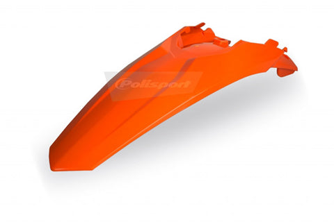 POLISPORT REAR FENDER ORANGE KTM 2011-12125/150/250 SX   350/450 SXF PART# 85954