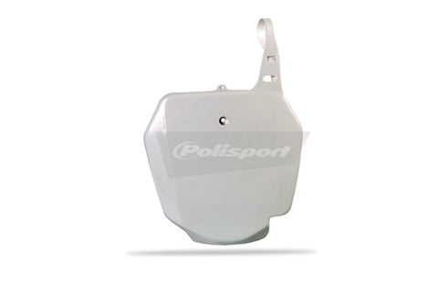 POLISPORT NUMBER PLATE SUZ WHITE PART# 8663000001   NEW
