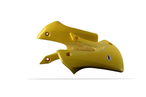POLISPORT POLISPORT RADIATOR SCOOPS (YELLOW RM 01) PART# 8429300003   NEW PART N