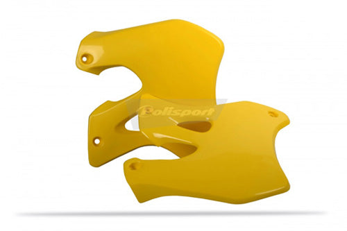POLISPORT POLISPORT 1996-1998 SUZUKI RM125 PR/RADIATOR SCOOPS (YELLOW) 841200000