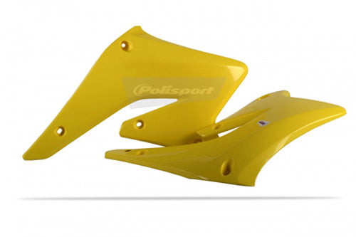 POLISPORT RADIATOR SCOOPS (YELLOW RM  01) PART# 8410400001   NEW
