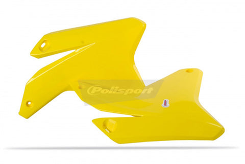 POLISPORT RADIATOR SCOOPS (YELLOW RM  01) PART# 8411400001   NEW