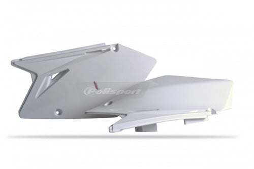 POLISPORT PR/SIDE PANELS SUZ WHITE PART# 8603800003   NEW