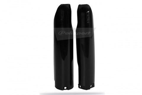 POLISPORT 2005-2007 YAMAHA YZ125 FORK GUARDS (BLACK)) 8398100002