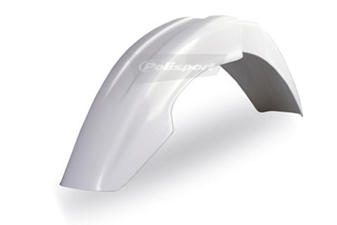 POLISPORT FRONT FENDER YZ125 / YZ250 NOTDRILLED WHITE 8583000003