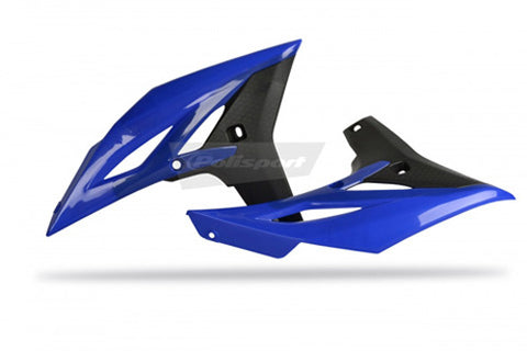 POLISPORT PR/RAD SHROUDS BLU YZ250F 2010 PART# 8413700003   NEW