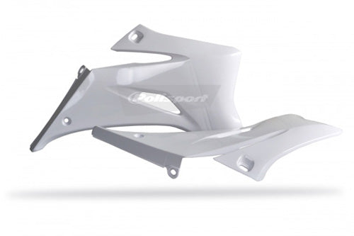 POLISPORT 8426100008 RADIATOR SCOOPS YZ250F IPD WHITE