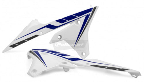 POLISPORT 8417200004 RADIATOR SCOOPS YZ250F IPD NEWWHITE